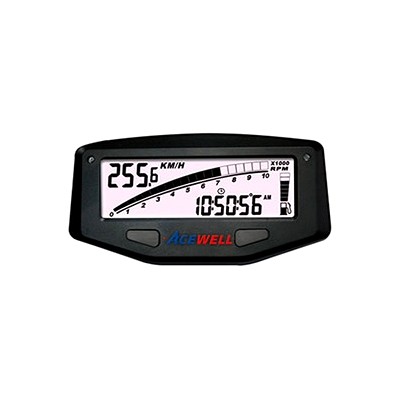 Acewell 1600 Speedometer Computer Black