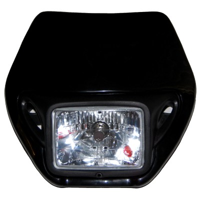 Headlight And Shell - Black