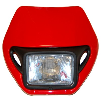 Headlight And Shell - Red