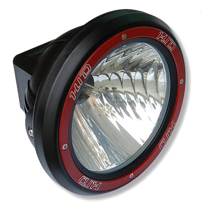 HID 7" High Impact Plastic Light, Flood Beam