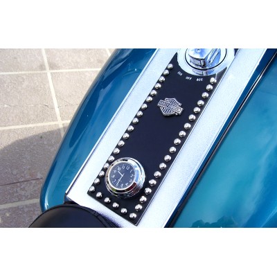 Road King Console Mount W/Black Clock