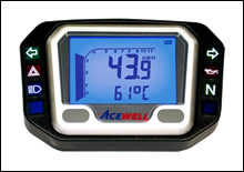 Acewell 3900 Series Digital Speedometers for Motorcycles